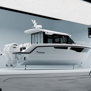 New Yamarin Powerboats flagship with double Yamaha outboard engines